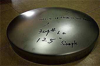 不銹鋼端蓋-stainless steel tank covers